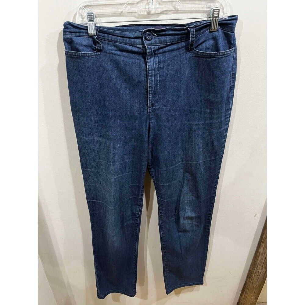 Gloria Vanderbilt Jeans Womens 10 Amanda Straight High Rise Denim Classic Casual